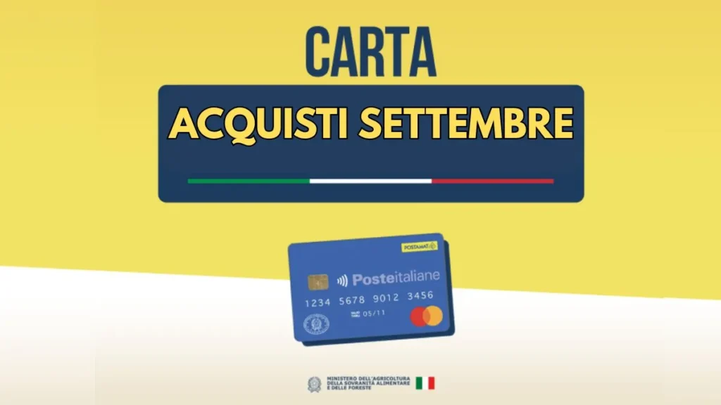 Carta Acquisti di settembre 2025